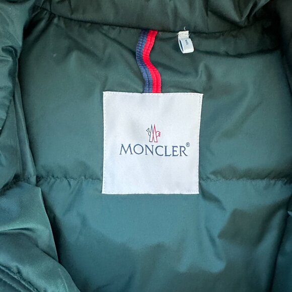 Men’s Green Moncler Queyron Giubbotto Jacket Size 3 (US Med/Large) - Picture 7 of 11